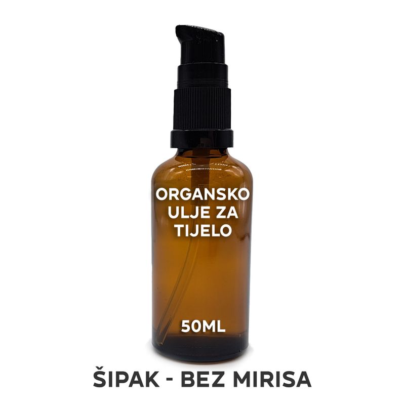 Neoznačeno Organsko Ulje za Tijelo 50 ml - Šipak (Bez Mirisa)