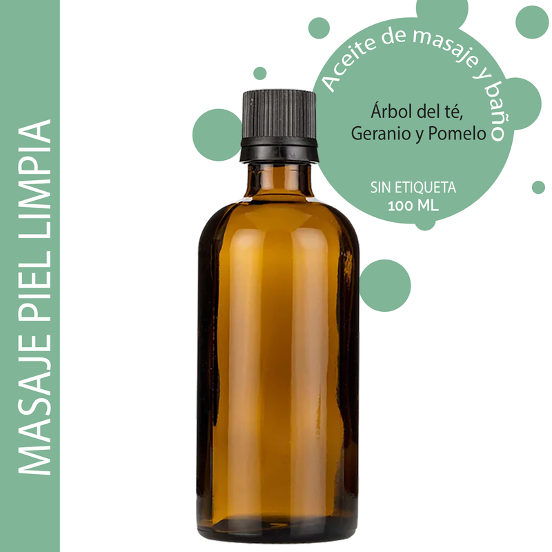 Ulje za Masažu za Čistu Kožu - 100ml - Bez Etikete