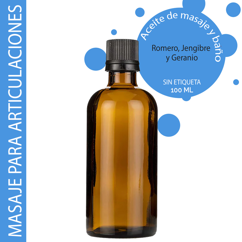 Umirujuće Ulje za Masažu Zglobova - 100 ml - Bez Etikete