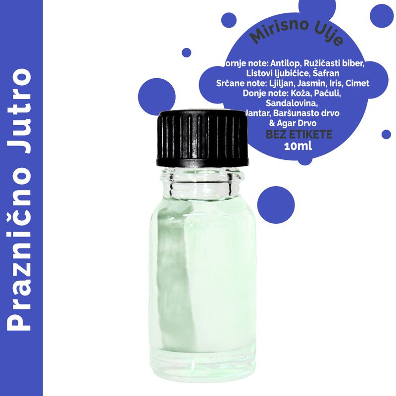 Praznično Jutro Mirisno Ulje 10ml - Bez Etikete