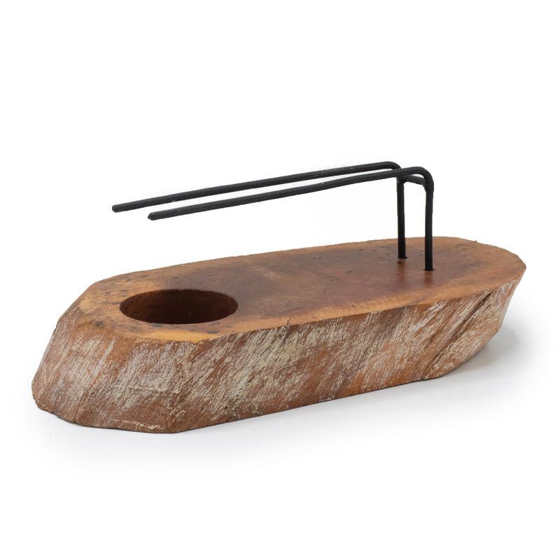 Palo Santo Držač - Gamel Drvo Vintage Bijela