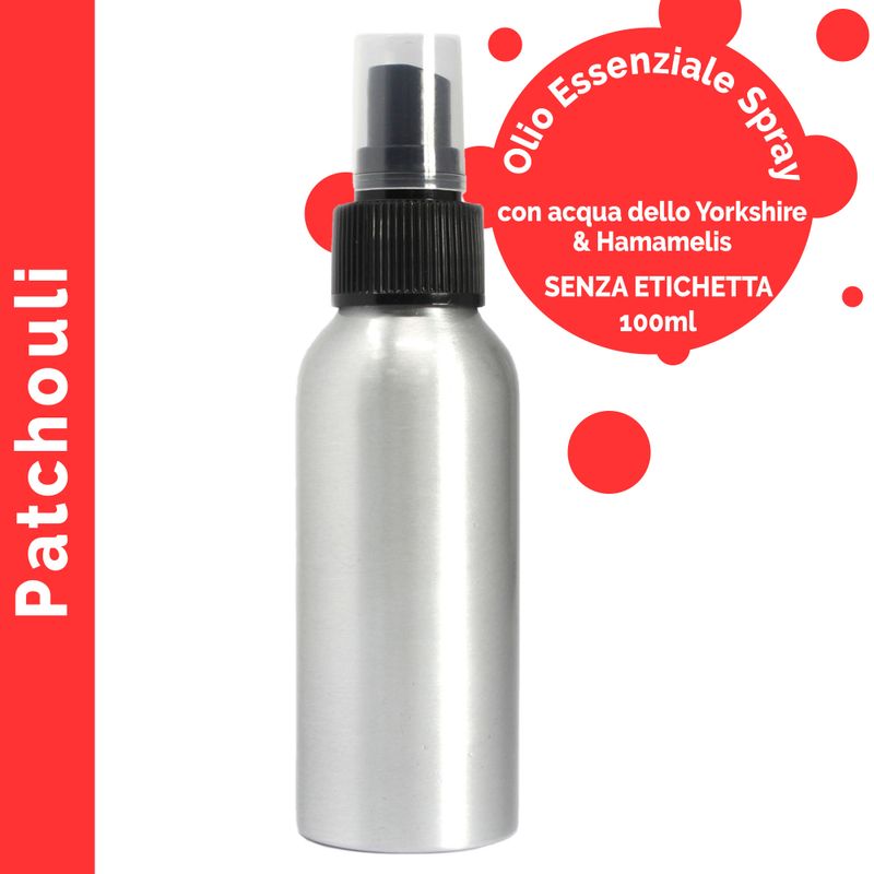 100ml Sprej s Eteričnim Uljem Pačuli - Bez Etikete