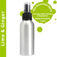 100ml Sprej s Eteričnim Uljima Limeta i Đumbir - Bez Etikete