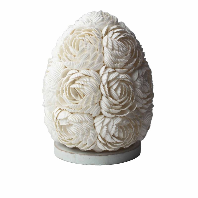 Boho Lampa od Morskih Školjki - Ruže - Ovalna - 15cm