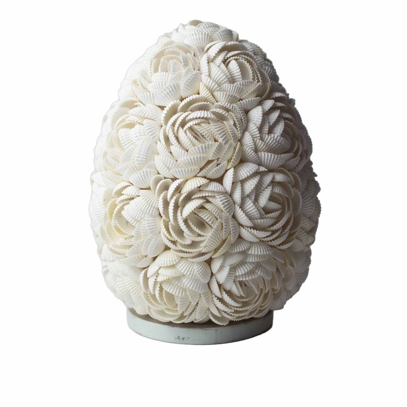 Boho Lampa od Morskih Školjki - Ruže - Ovalna - 20cm