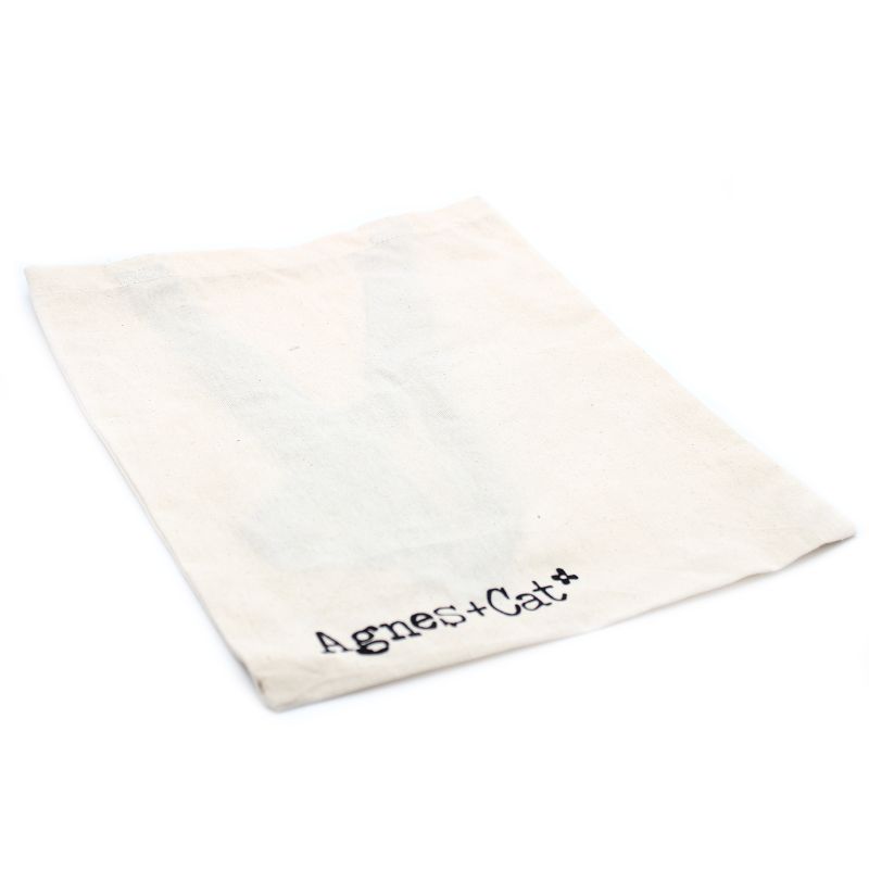 Agnes + Cat Pamučna Torba 6oz - 35x30 cm - Prirodna