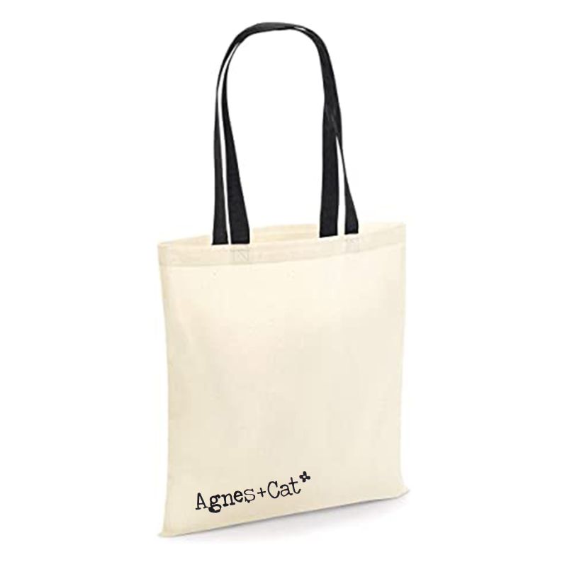 Agnes + Cat Pamučna Torba 6oz - 35x30 cm - Prirodna
