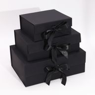 Sklopiva Poklon Kutija - Extra Velika (33x25x12cm) - Crna