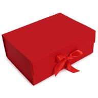 Sklopiva Poklon Kutija - Extra Velika (33x25x12cm) - Crvena