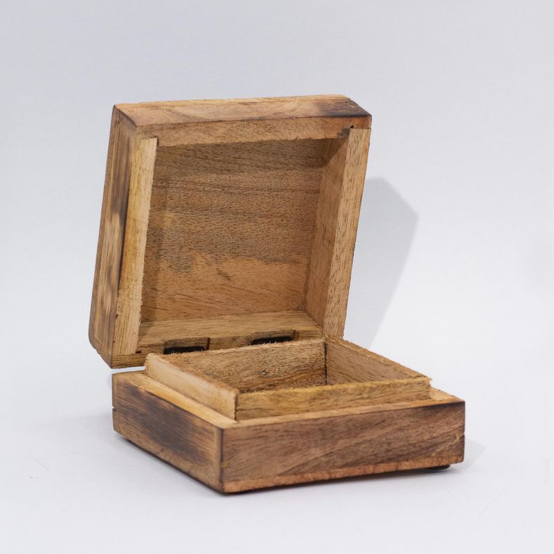 Srednja Emajlirana Kvadratna Kutija 13.5x13.5x6 cm - HOP HARE