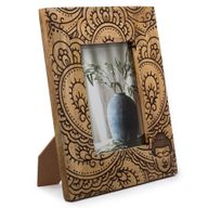 Veliki Okvir za Sliku od Drva Manga (za 13x18cm) 28x23x2cm - Buda - Crna