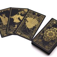 Tarot sa Zlatnim Tiskom i Knjižicom u Setu - Poklon Kutija