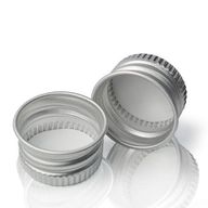 Kapa za staklenu bočicu s pipetom - aluminijsko-srebrna