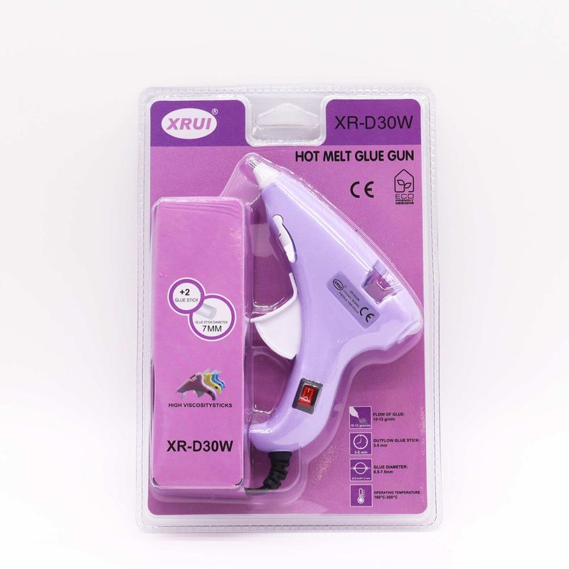 Xrui 30W Mini Pištolj za Vruće Ljepilo Hobby (EU utikač) - za štapiće od 7 mm