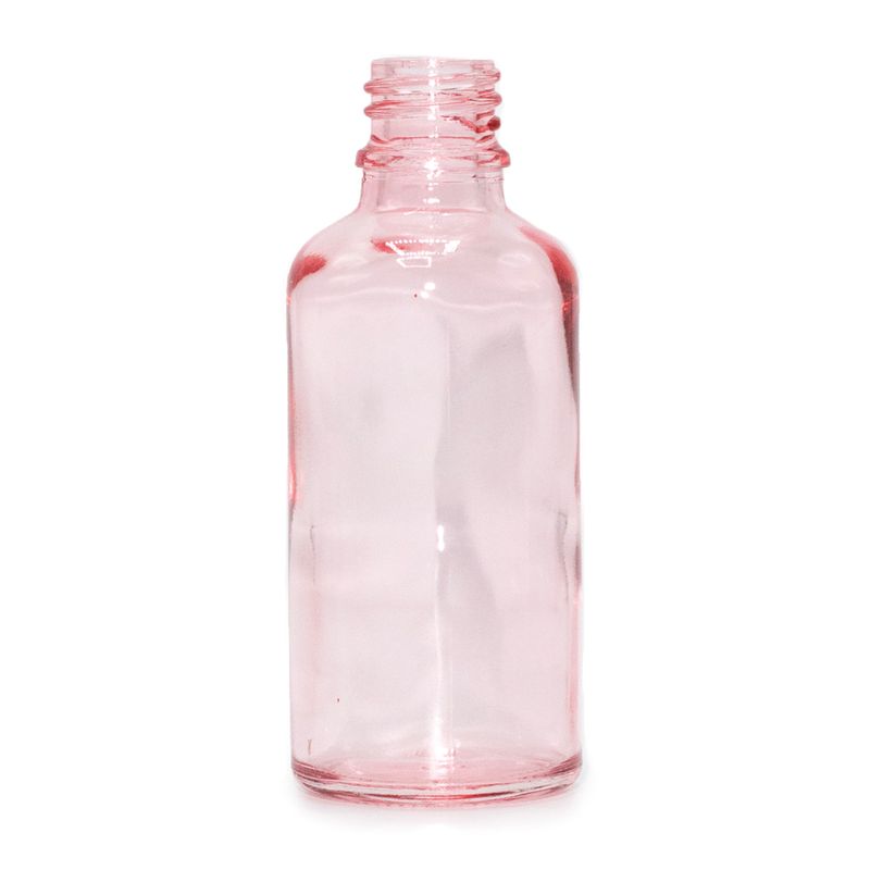 Ružičasta Staklena Bočica 100ml - Bez Čepa