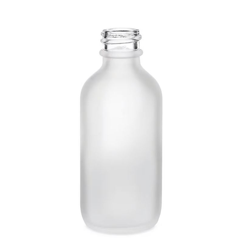 Mat Bijela Staklena Bočica - Bez Čepa 50ml