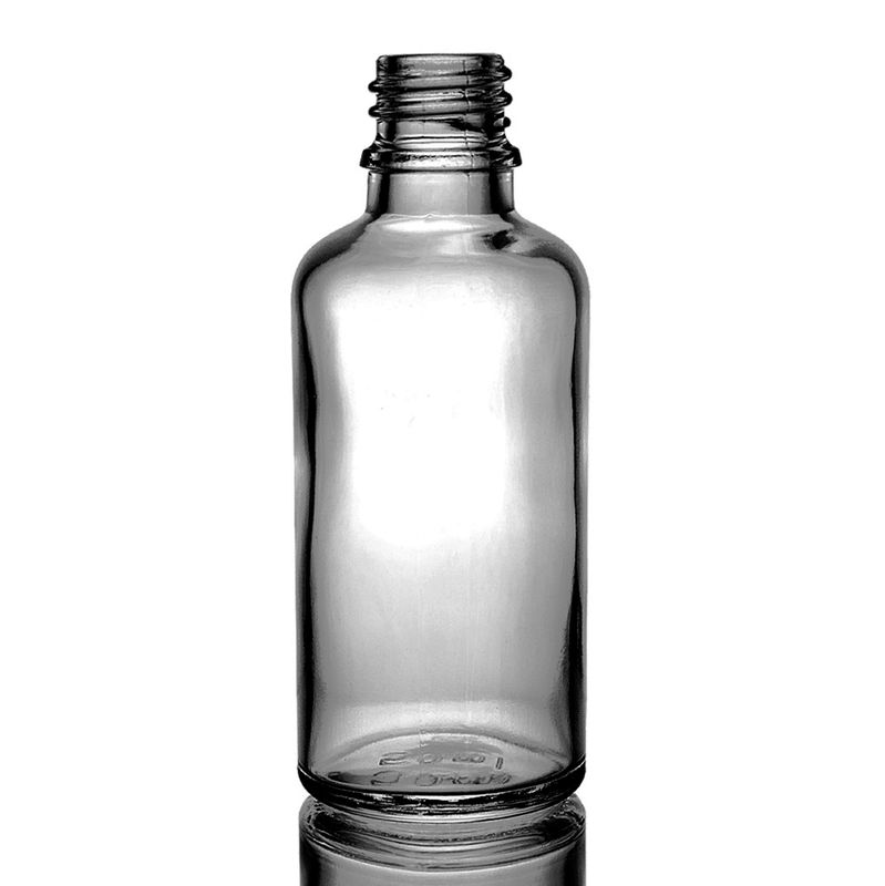 100ml Staklena bočica u dimnoj sivoj boji – bez čepa