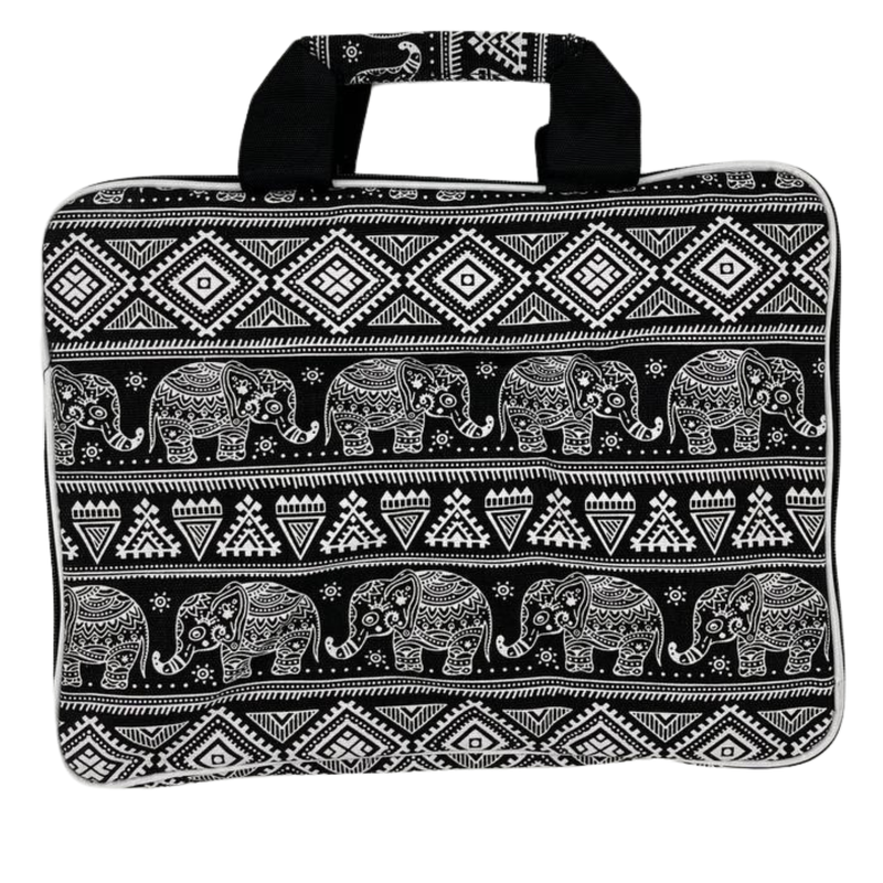 Podstavljena Torba za Laptop (motiv slonova) 33x24x3cm