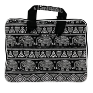 Podstavljena Torba za Laptop (motiv slonova) 33x24x3cm
