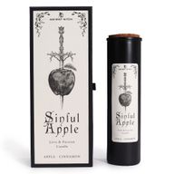Sinful Apple ritualna svijeća drevne vještice i odgovarajuća poklon kutija, prednji prikaz
