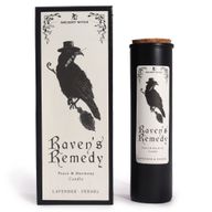 Raven's Remedy ritualna svijeća drevne vještice i usklađena kutija za poklon, prednji prikaz