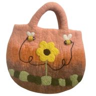 Filcana Torba s Motivima Suncokreta i Pčela - 35x27cm