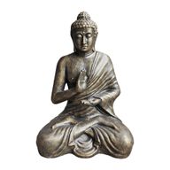 Veliki Antikni Zlatni Buda u Meditaciji u Stupi - 1,5m