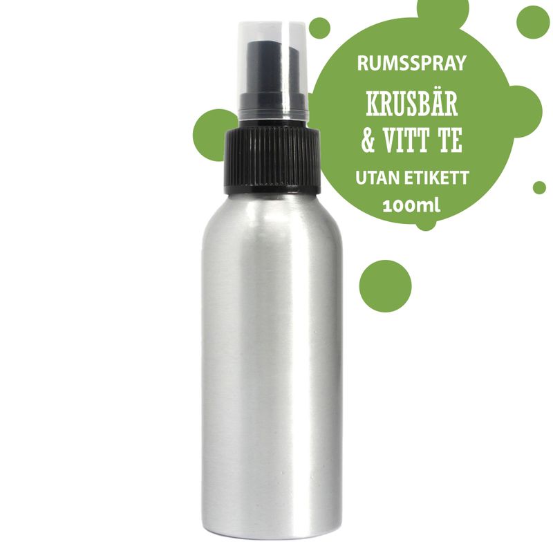 100 ml Sprej za Prostor - Ogrozd & Bijeli Čaj - Bez Etikete