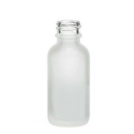 Mat Bijela Staklena Bočica - Bez Čepa 50ml