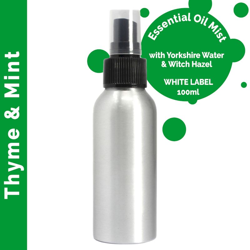 100ml Sprej s Eteričnim Uljima Timijan i Menta - Bez Etikete