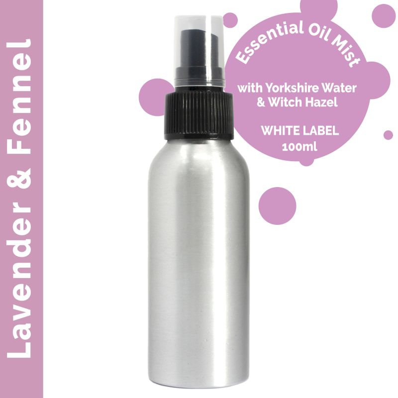 100ml Sprej s Eteričnim Uljima Lavanda i Komorač - Bez Etikete