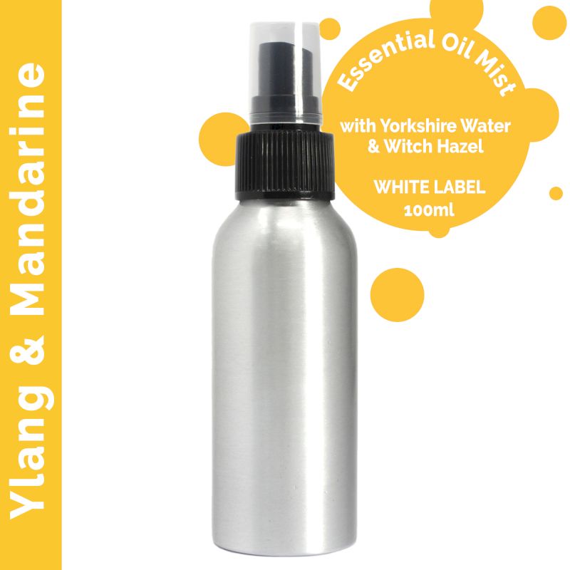 100ml Sprej s Eteričnim Uljima Ylang Ylang & Mandarina - Bez Etikete