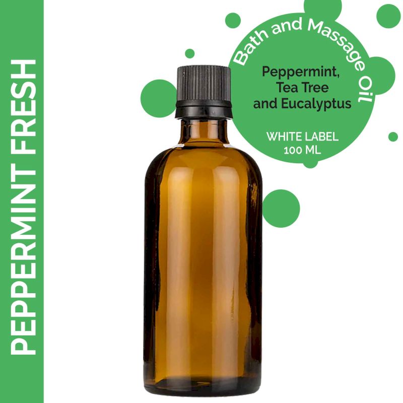 Svježi Pepermint  Ulje za Masažu - 100ml - Bez Etikete