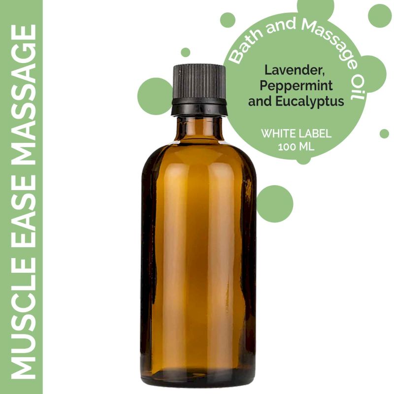 Masažno Ulje za Opuštanje Mišića - 100 ml - Bez Etikete
