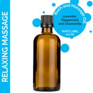 Relaksirajuće Ulje za Masažu - 100ml - Bez Etikete