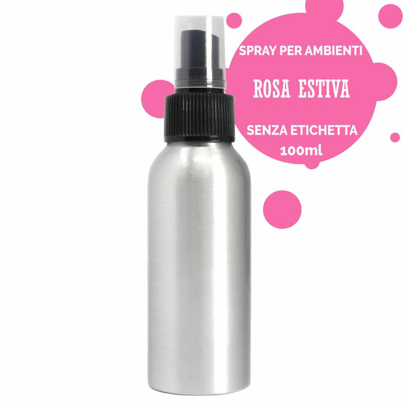 100ml Sprej za Prostor - Ljetna Ruža - Bez Etikete