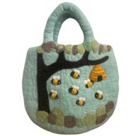 Filcana Torba s Motivom Drvca i Košnice - 35x27cm