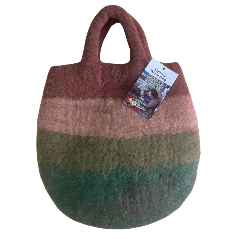 Filcana Torba s Motivom Vrta s Gljivama - 35x27cm
