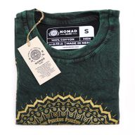 Majica Kratkih Rukava "Stone Washed" (S) – Mandala – Zelena
