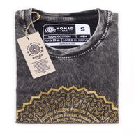 Majica Kratkih Rukava "Stone Washed" (S) – Mandala – Tamnosiva