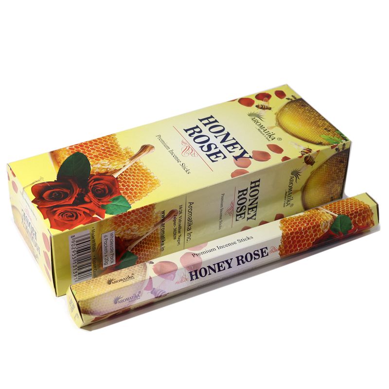 Aromatika Mirisni Štapići Bez Ugljena Šestokutni - Medena Ruža