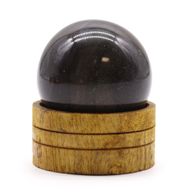 Kugla od Prirodnog Kristala 50 mm – Oceanski Ahat s Postoljem