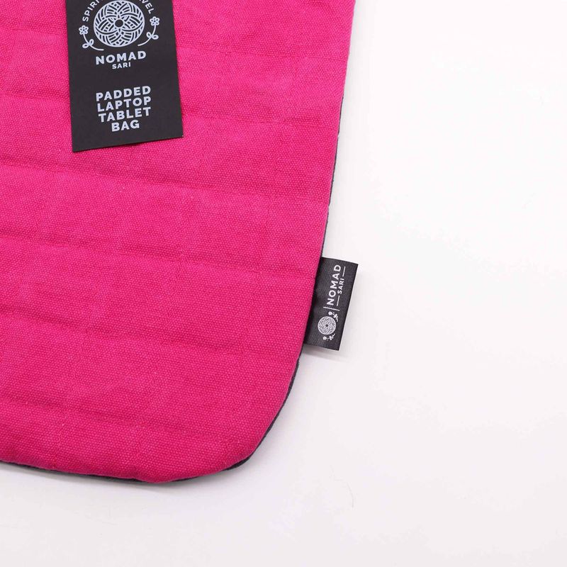Podstavljena Futrola za Laptop – Pink – 14oz Stonewash