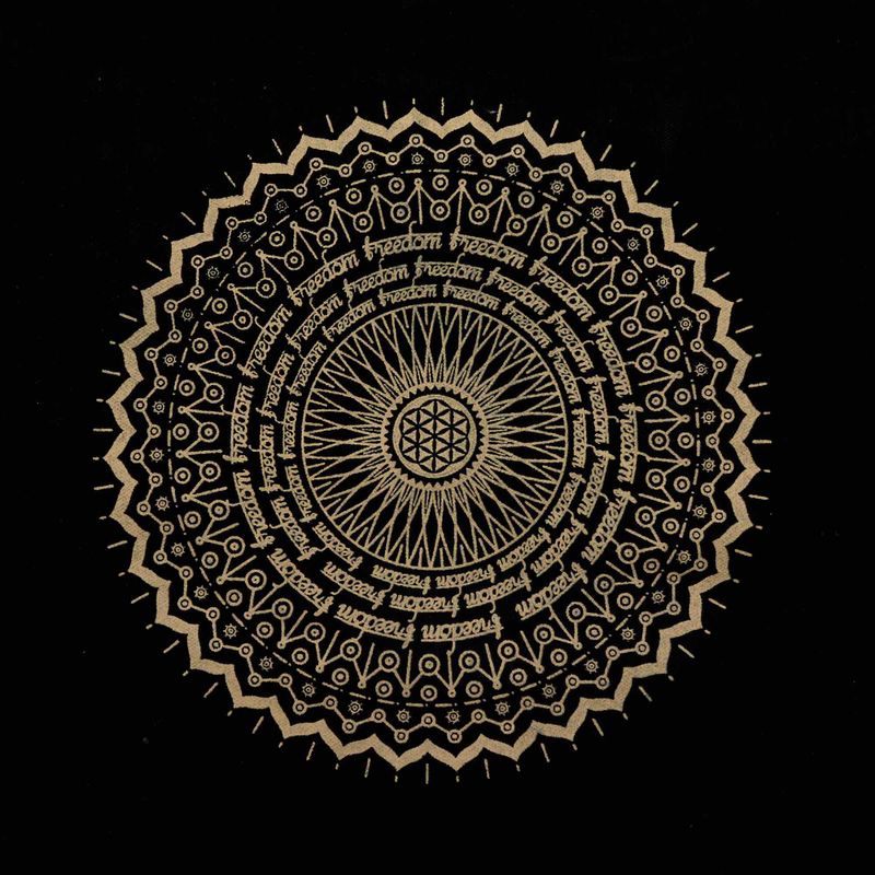 Velika Tote Torba (38x15x43 cm) Čokolada Stonewash 14oz – Mandala Slobode