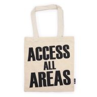 Ikonična Basic Platnena Vrećica - ACCESS ALL AREA (40x36cm) - Prirodna 4oz