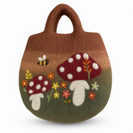 Filcana Torba s Motivom Vrta s Gljivama - 35x27cm