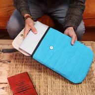 Podstavljena Futrola za Laptop – Tirkizna – 14oz Stonewash
