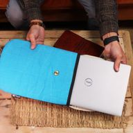 Podstavljena Futrola za Laptop – Tirkizna – 14oz Stonewash