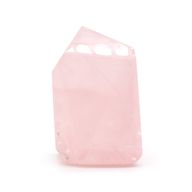 Kristalni Vrhovi Veliko Pakiranje cca 6 cm (0,5 kg) - Indijski Rozenkvarc (cca 8 komada)