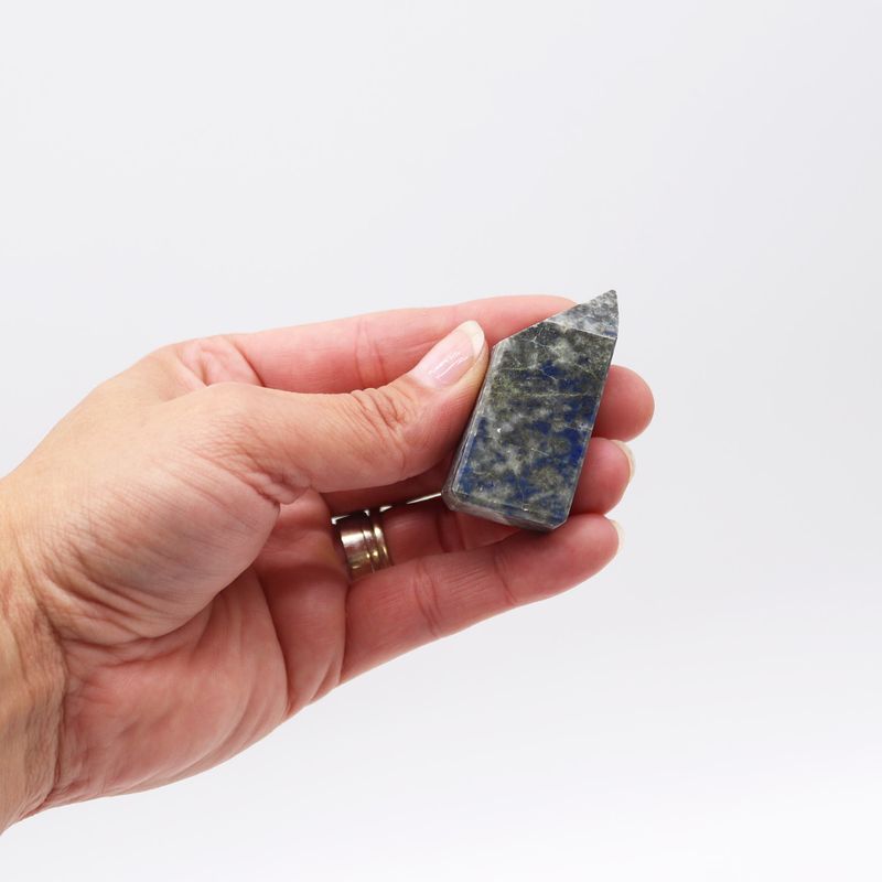 Kristalni Vrhovi Veliko Pakiranje cca 6 cm (0,5 kg) - Afganistanski Lapis (cca 8 komada)